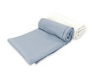 MimiNu, scutece din muselina, denim + crema, 75-75 cm, 2 buc.