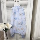 MimiNu, Sigilii, sac de dormit subtire de vara, TOG 0.5, albastru, marime M, 2-6 ani