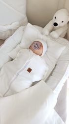 MimiNu, Soft, babynest, 0-12 luni, ecru