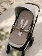MimiNu, Soft, saltea suplimentara pentru carucior, bumbac interlock, mokka, 35-70 cm