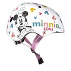Minnie Mouse, casca de bicicleta, alb, 52-56 cm