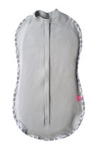 Motherhood, Invelitoare Zip&Swaddle masura 1 (2,5-5kg), Grey/Grey Classics