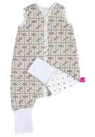 Motherhood, sac de dormit cu craci si captuseala, 1,5-2,5 ani, Beige Classics