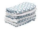 Motherhood, Servetele de muselina si bumbac 30-30 cm, 7 buc., Blue Classics