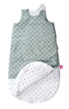 Motherhood, Zip-A-Round Sac de dormit din bumbac 2in1 (3-18 luni), Mint Boats