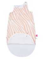 Motherhood, Zip-A-Round Sac de dormit din muselina 2in1 (3-18 luni), Salmon Zebra