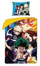 My Hero Academia, set lenjerie de pat single, 140-200 cm + 70-90 cm
