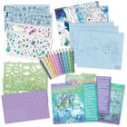 Nebulous Stars, Calutii Ariaz si Joyiaz, caiet de schite cu creioane colorate si stickere