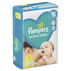 Pampers Active Baby, scutece marimea 1, 2-5 kg, 43 buc.