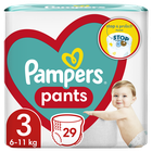 Pampers Pants, scutece-chilotel marimea 3, 6-11 kg, 29 buc.
