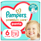 Pampers Premium Care Pants, scutece-chilotel marimea 6, 15+ kg, 31 buc.