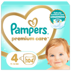 Pampers Premium Care, scutece marimea 4, 9-14 kg, 104 buc.