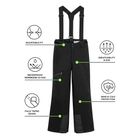 Pantaloni de schi impermeabili cu bretele unisex NOWEAR