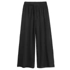 Pantaloni largi din modal, croiala wide leg NOWEAR