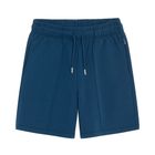 Pantaloni scurti albastri din bumbac pieptanat NOWEAR
