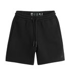 Pantaloni scurti regular negri cu snur NOWEAR