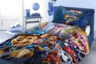 Paw Patrol, The Movie, set lenjerie de pat single, albastru, 140-200 cm
