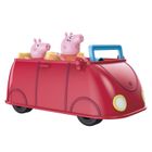 Peppa Pig, Masina rosie a familie Peppa, set cu figurine