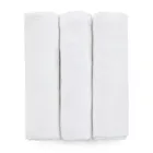 Petite&Mars, Moussy Total White, set de scutece din muselina de bambus, 68-68 cm, 3 buc.