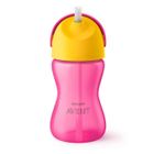 Philips Avent, cana cu pai, roz, 12 luni+, 300 ml, SCF798/02