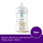Philips Avent, Natural, Response, biberon cu ventil Air Free, 260 ml, 1 luni+, elefant, SCY673/81