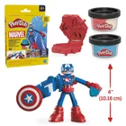 Play-Doh, Marvel, Captain America, figurina si accesorii, set creativ