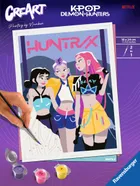 Ravensburger, CreArt, K-Pop Demon Hunters, pictura dupa numere, set creativ