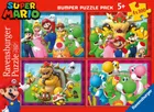 Ravensburger, Super Mario, puzzle, 4-100 piese