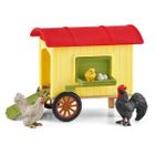 Schleich, Farm World, Cotet de gaini mobil, set, 42572