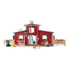 Schleich, Farm World, Grajd mare cu animale si accesorii, set, 42606