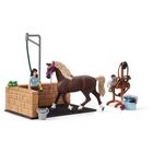 Schleich, Horse Club, Spalatoria de cai Emily & Luna, set, 42438