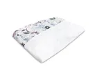 Sensillo, Fluturi, cearceaf pentru masa de infasat, roz, 50-70 cm