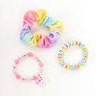 Smiki, ceas de mana, bratara si elastice de par, set