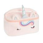 Smiki, Glow Girl, geanta de cosmetice din plus cu masca de dormit, unicorn