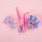 Smiki, Glow Girl, set pentru decorarea unghiilor, lac fosforescent cu accesorii