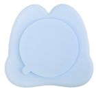 Smiki, Iepuras, farfurie compartimentata din silicon, albastru