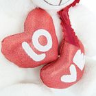 Smiki, Love, ursulet cu inimioare, jucarie de plus, 23 cm