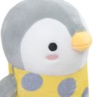 Smiki, Pinguin, jucarie de plus, galben-gri, 18 cm