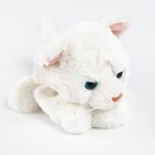 Smiki, Pisica, jucarie de plus, alb, 22 cm