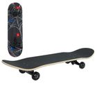 Smiki, placa de skateboard, negru, paianjen