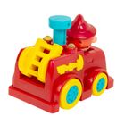 Smiki, Press & go, Masina de pompieri, vehicul, cu lumini si sunete