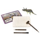Smiki, Schelet stralucitor, Triceratops, kit excavare, set de stiinta