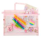 Smiki, set colorat cu stickere, pixuri cu gel si aplicatii textile