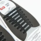 Smiki, sireturi din silicon fara legare, 8+8 negru