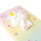 Smiki, Squishy, Unicorn, carnetel cu linii si figurina