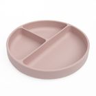Smiki, Very Bunny, farfurie compartimentata din silicon, roz
