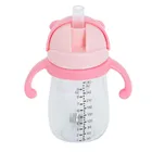 Smiki, Very Bunny, sticla cu pai, pisicuta, roz, 280 ml