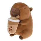 Smiki, Yummymals, Capibara cu bubble tea, jucarie de plus, 30 cm