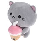 Smiki, Yummymals, Pisicuta cu bubble tea, jucarie de plus, 31 cm
