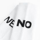 Sosete inalte albe unisex NOWEAR